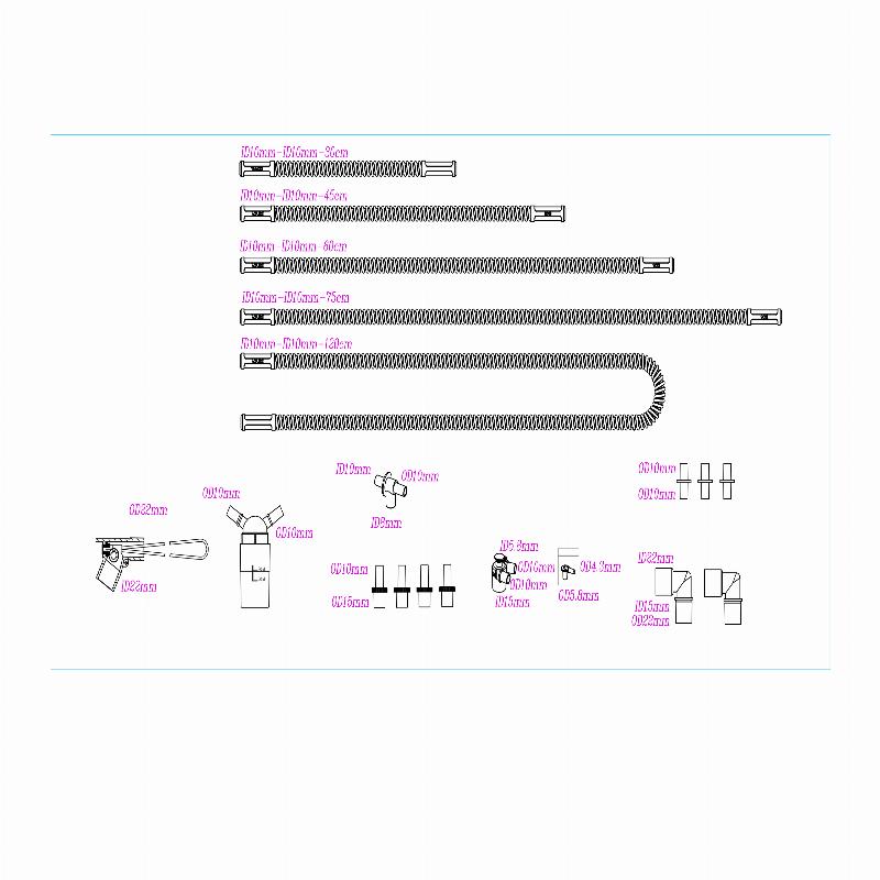 Контур дихальний багаторазовий MEDICARE, з 1 вологозбірником та проводом нагріву, для новонароджених